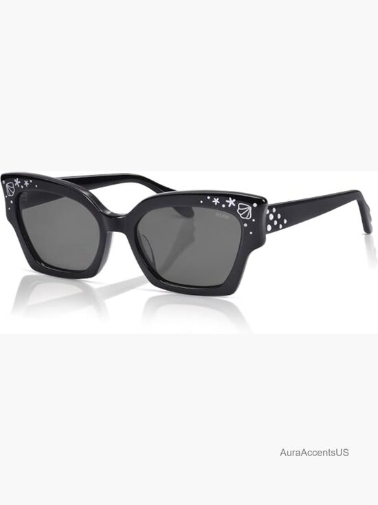 Square Cat Eye Limited-Edition Polarized Sunglasses Pearl Accents main image 7